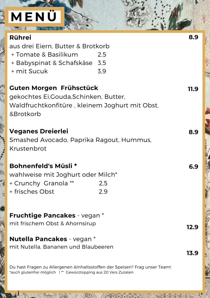 Frühstückskarte cafe bohnenfeld 2026 ehrenfeld spätes frühstück glutenfrei (2)